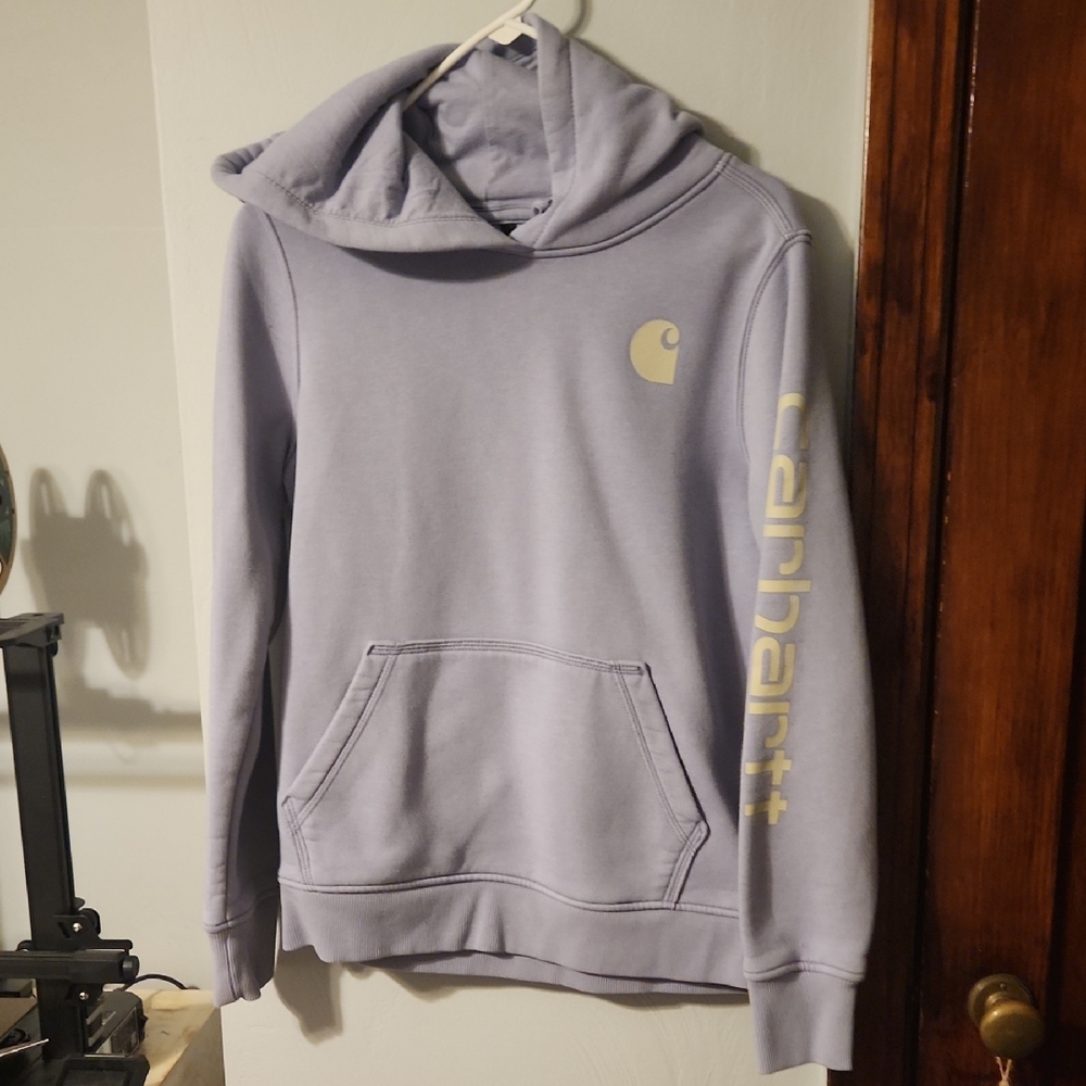 Carhartt Light Purple Hoodie with Logo